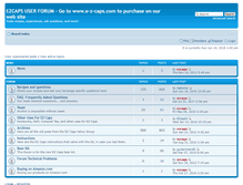 Tablet Screenshot of ezcapsforum.com